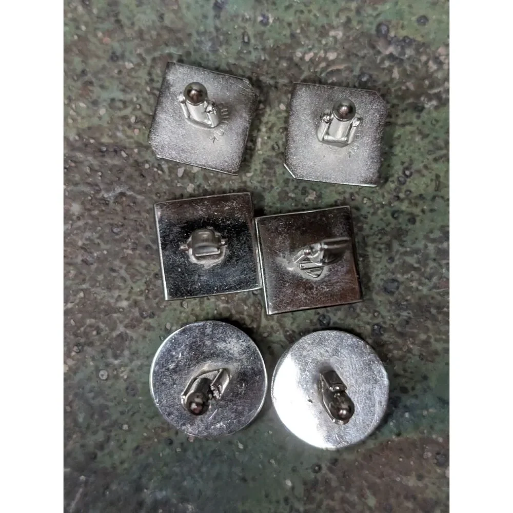 Vintage Cufflink Lot – 3 Sets – Includes Swank – Classic Formalwear Accessories